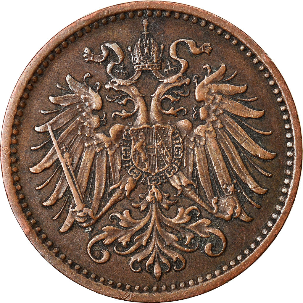 Moneta, Austria, Franz Joseph I, Heller, 1897, BB, Bronzo, KM:2800
