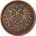 Moneta, Austria, Franz Joseph I, Heller, 1897, BB, Bronzo, KM:2800