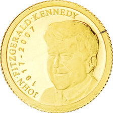 Palau, 1 Dollar, 2007, KM #New, MS(65-70), Gold, 0.50