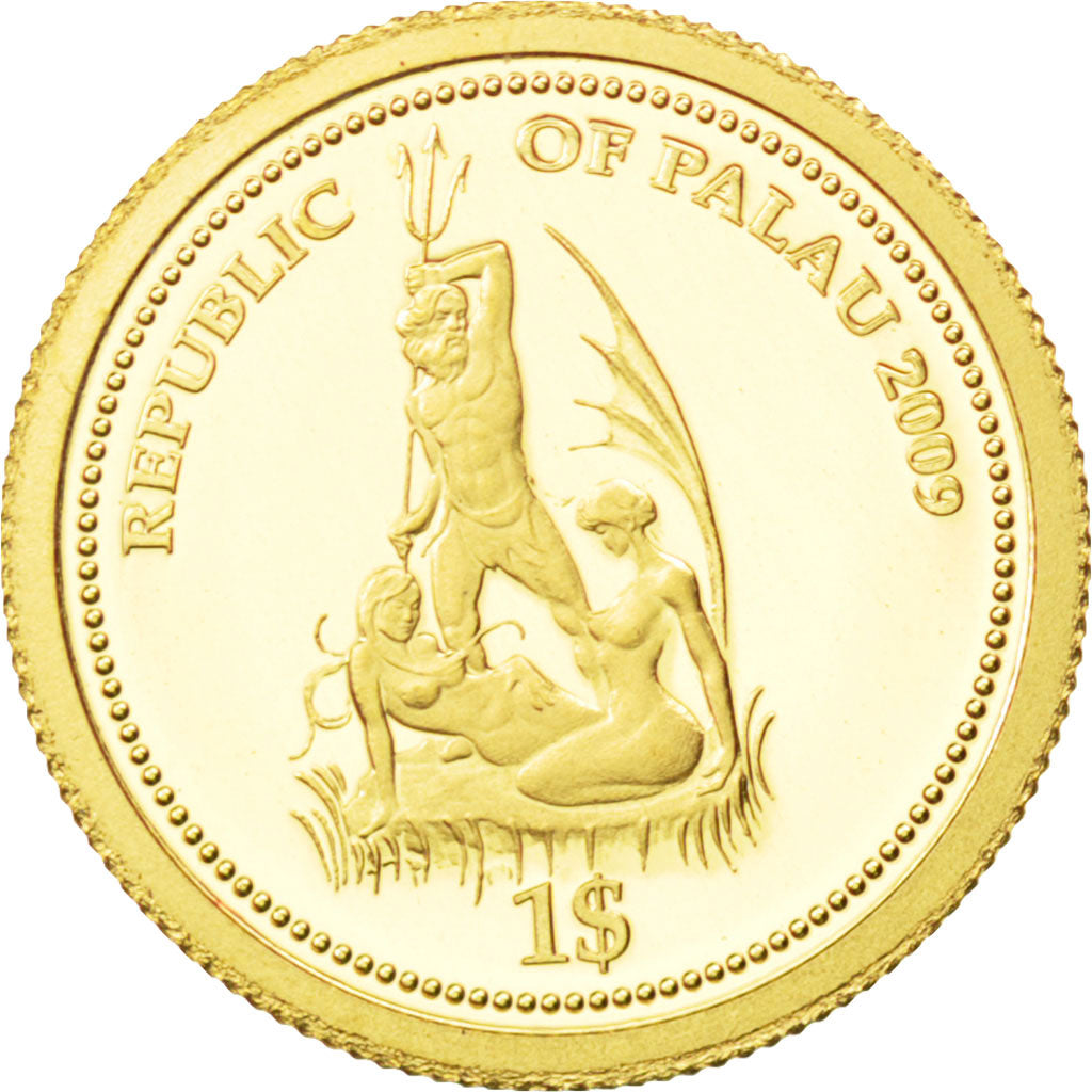 PALAU, Dollar, 2009, CIT, KM #234, MS(65-70), Gold, 13.9, 1.00