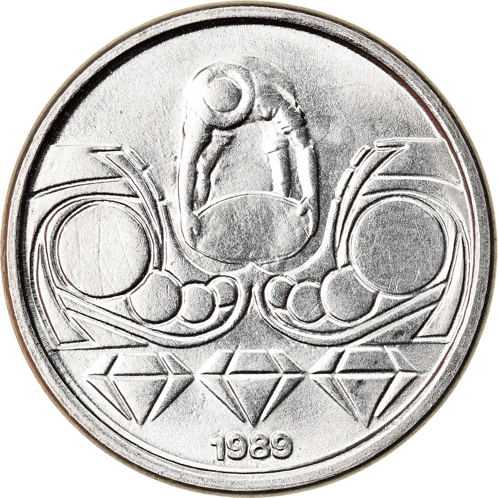 Monnaie, Brésil, 10 Centavos, 1989, SUP+, Stainless Steel, KM:613