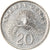 Coin, Singapore, 20 Cents, 1997, Singapore Mint, AU(55-58), Copper-nickel