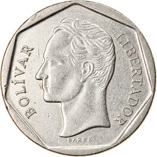 Moneda, Venezuela, 50 Bolivares, 1998, MBC+, Níquel recubierto de acero