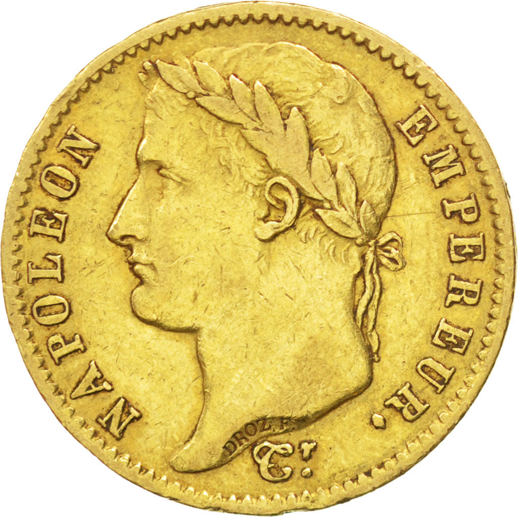 Premier Empire, 20 Francs Or Napoléon Empereur 1809 L, KM 695.5