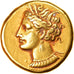 Moneta, Carthage, Zeugitane, Stater, 310-290 BC, BB+, Elettro