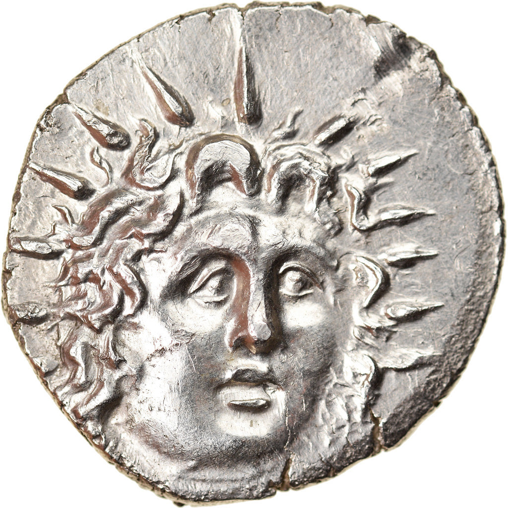 Moneta, Islands off Caria, Rhodes, Drachm, 88/42 BC - AD 14, SPL, Argento