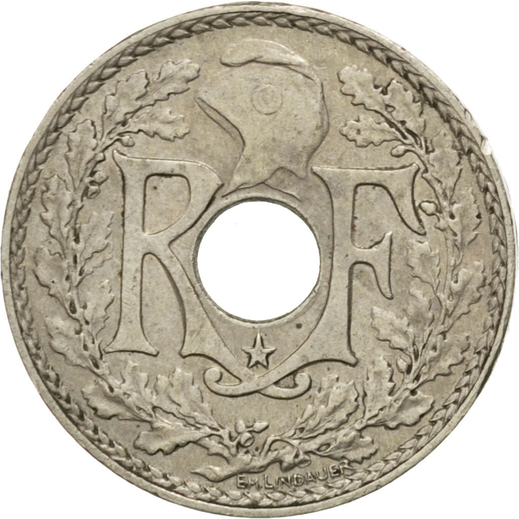 Coin, France, Lindauer, 5 Centimes, 1938, EF(40-45), Nickel-Bronze, KM:875a