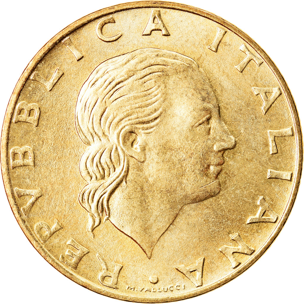Coin, Italy, 200 Lire, 1992, Rome, MS(63), Aluminum-Bronze, KM:151