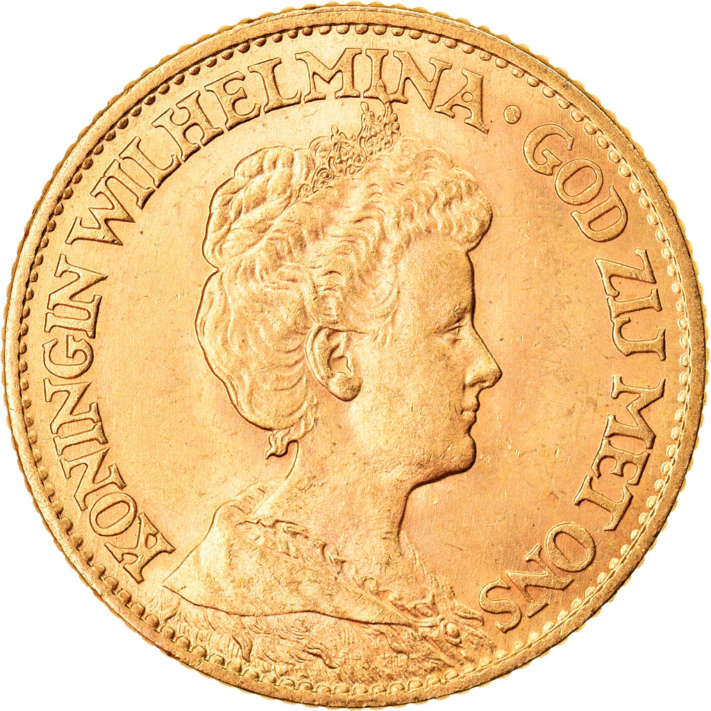 Monnaie, Pays-Bas, Wilhelmina I, 10 Gulden, 1913, SPL, Or, KM:149