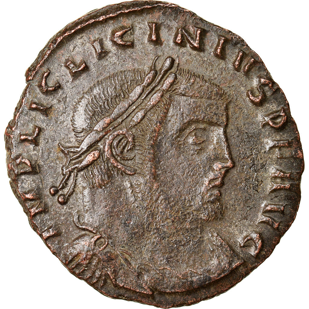 Moneta, Licinius I, Follis, 312-313, Thessalonica, EF(40-45), Bronze, RIC:59