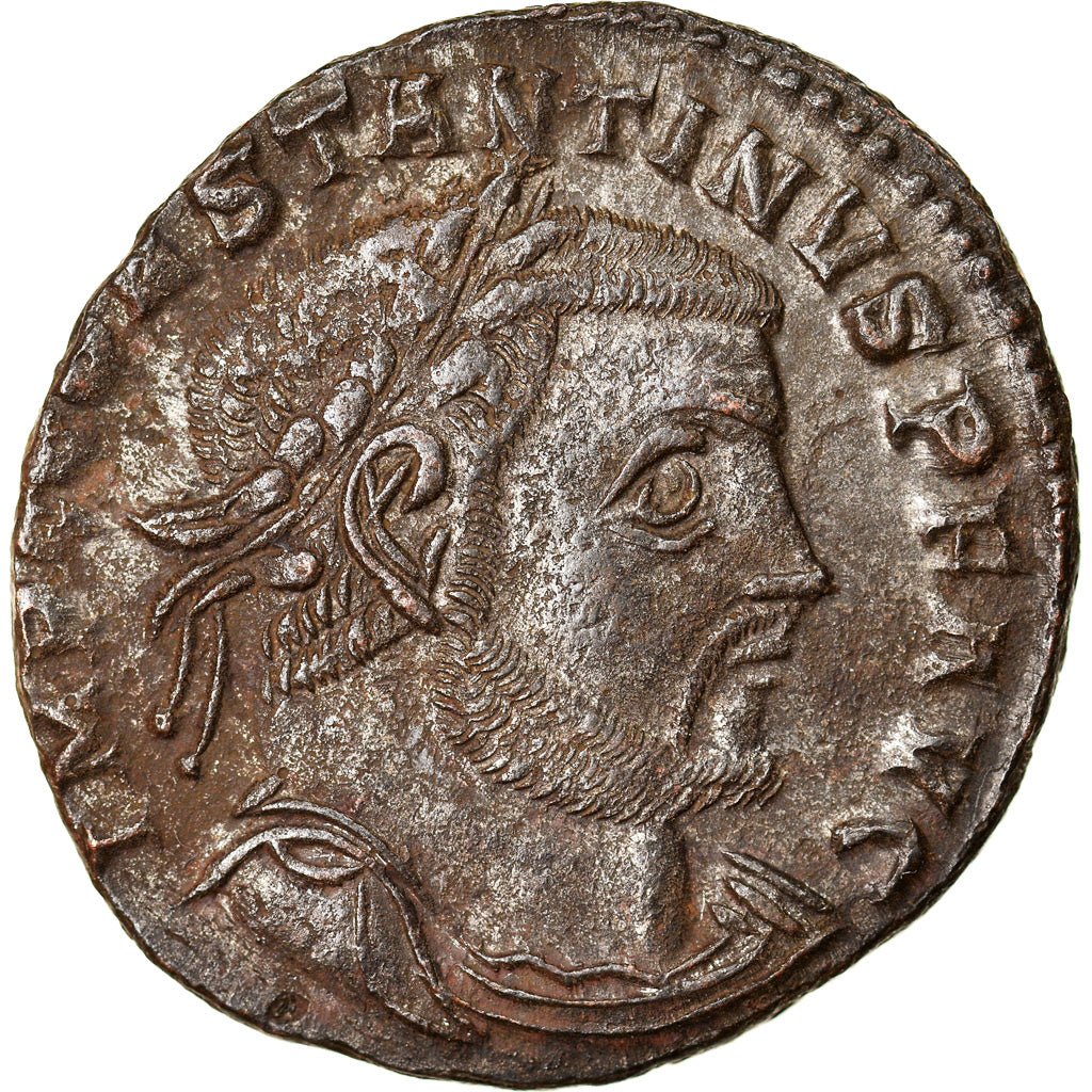 Moneta, Constantine I, Follis, 312-313, Thessalonica, EF(40-45), Bronze, RIC:61b