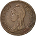 FRANCE, Dupré, 2 Decimes, 1795, Paris, KM #638.1, AU(50-53), Bronze, 31, Gadoury