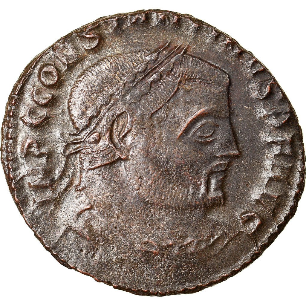 Moeda, Constantine I, Follis, 312-313, Thessalonica, EF(40-45), Bronze, RIC:61b