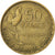 Munten, Frankrijk, Guiraud, 50 Francs, 1950, FR+, Aluminum-Bronze, KM:918.1