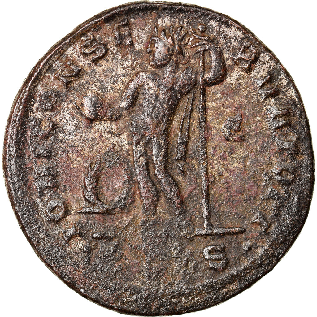 Moneta, Maximinus II, Follis, 312, Thessalonica, BB, Bronzo, RIC:50A