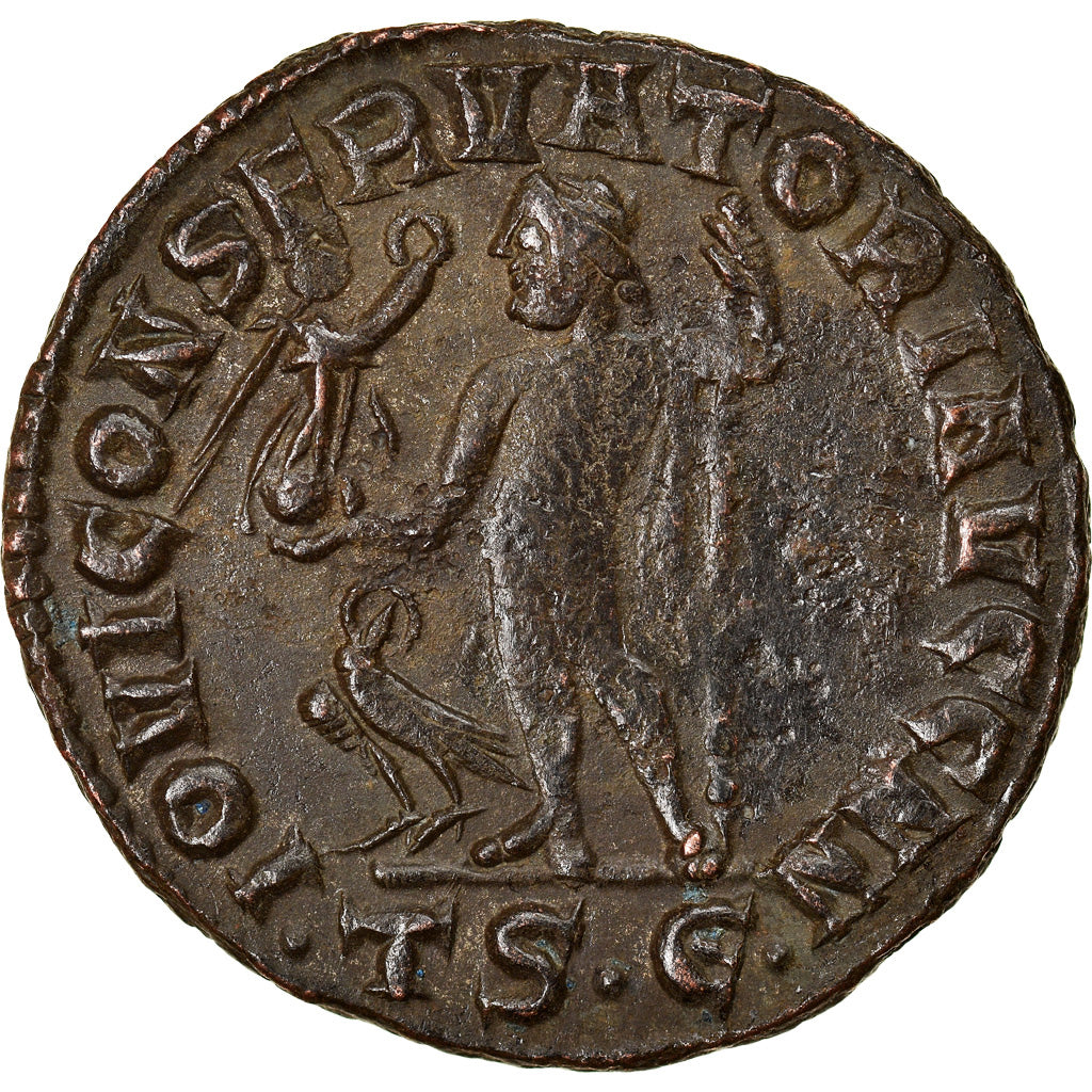 Münze, Constantine I, Follis, 312-313, Thessalonica, SS, Bronze, RIC:61b