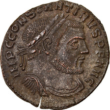 Moneta, Constantine I, Follis, 312-313, Thessalonica, BB+, Bronzo, RIC:61b