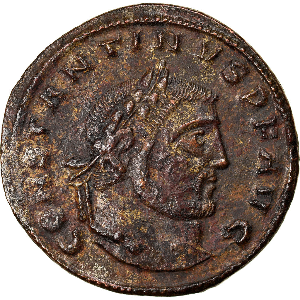 Moneta, Constantine I, Follis, 312, Thessalonica, BB, Bronzo, RIC:50b
