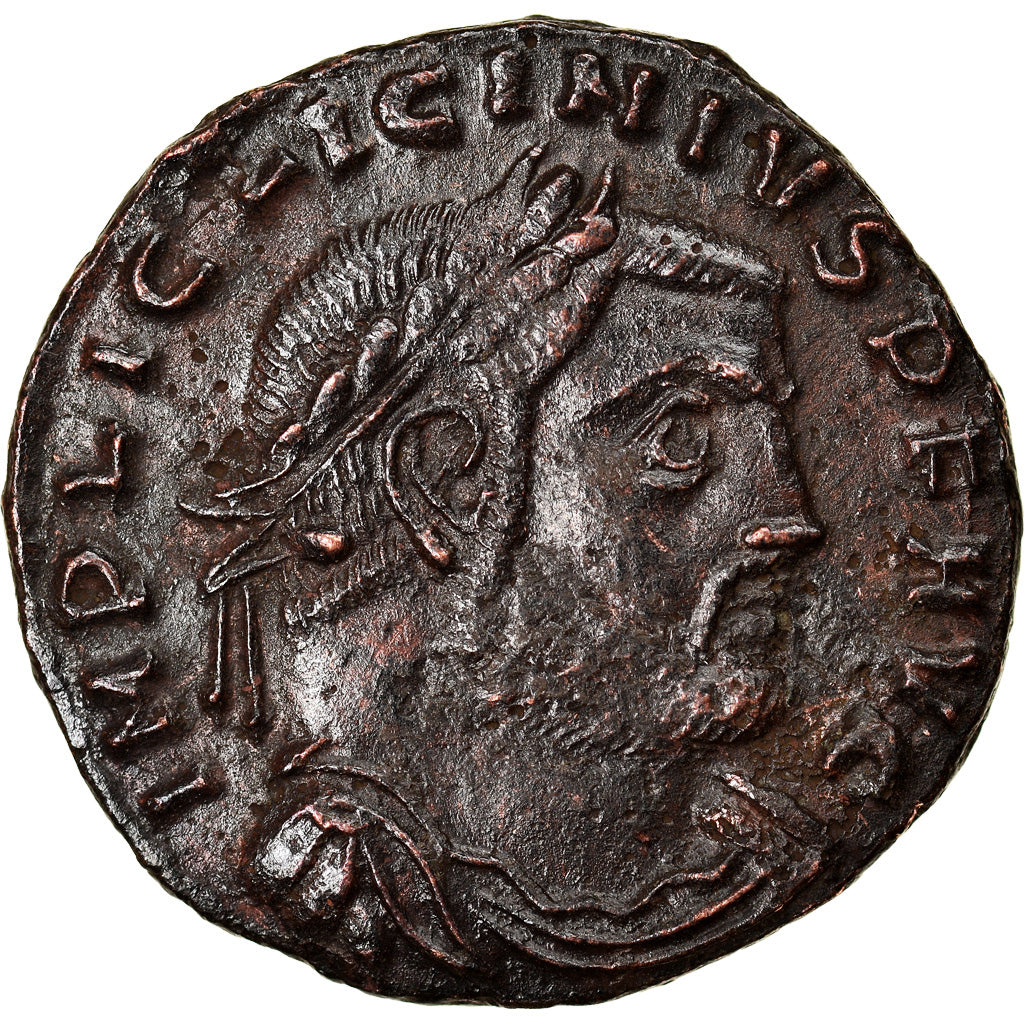 Münze, Licinius I, Follis, 312-313, Thessalonica, SS+, Bronze, RIC:59