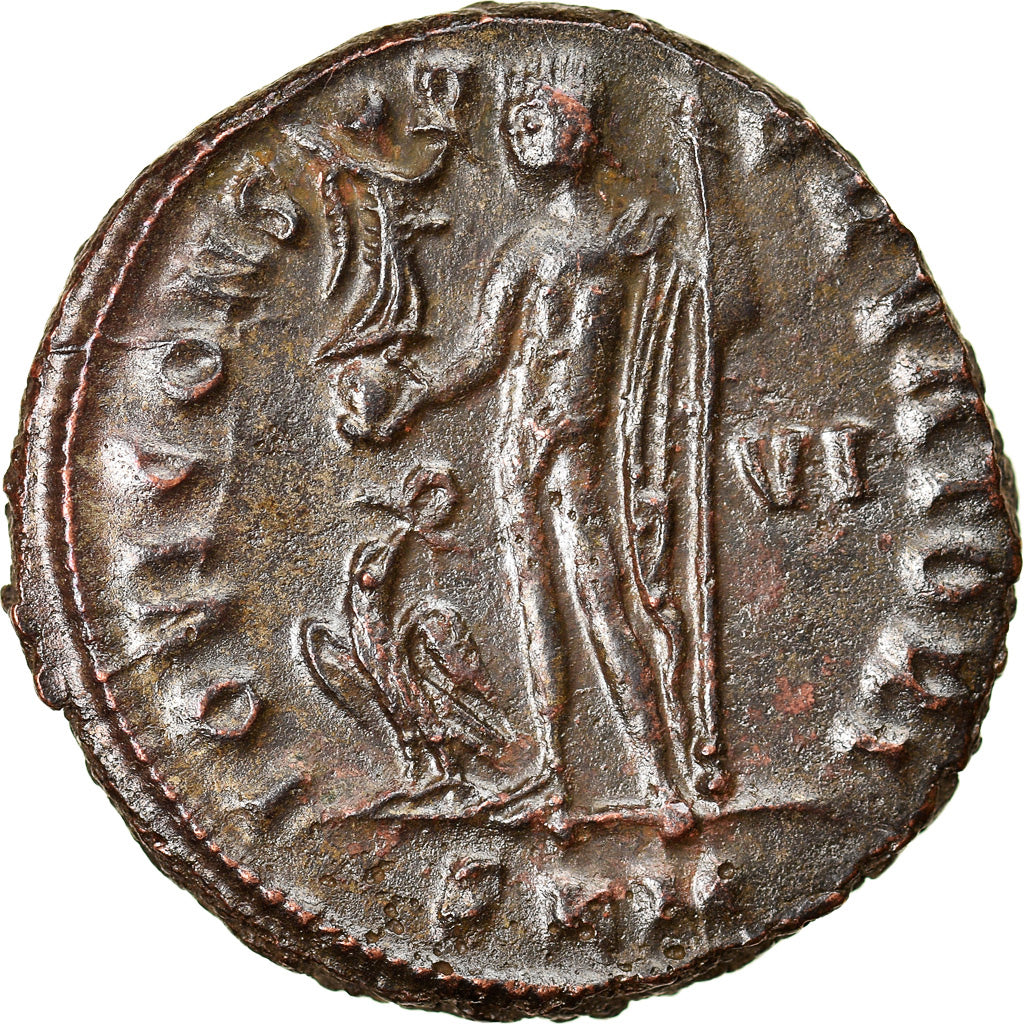 Moneda, Licinius I, Follis, 313-315, Kyzikos, MBC+, Bronce, RIC:6