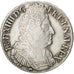 FRANCE, Écu aux 3 couronnes, ECU, 1709, Dijon, KM #386.14, EF(40-45), Silver, ..