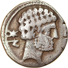Moneta, Spain, Bolskan, Denarius, 150-100 BC, MB+, Argento