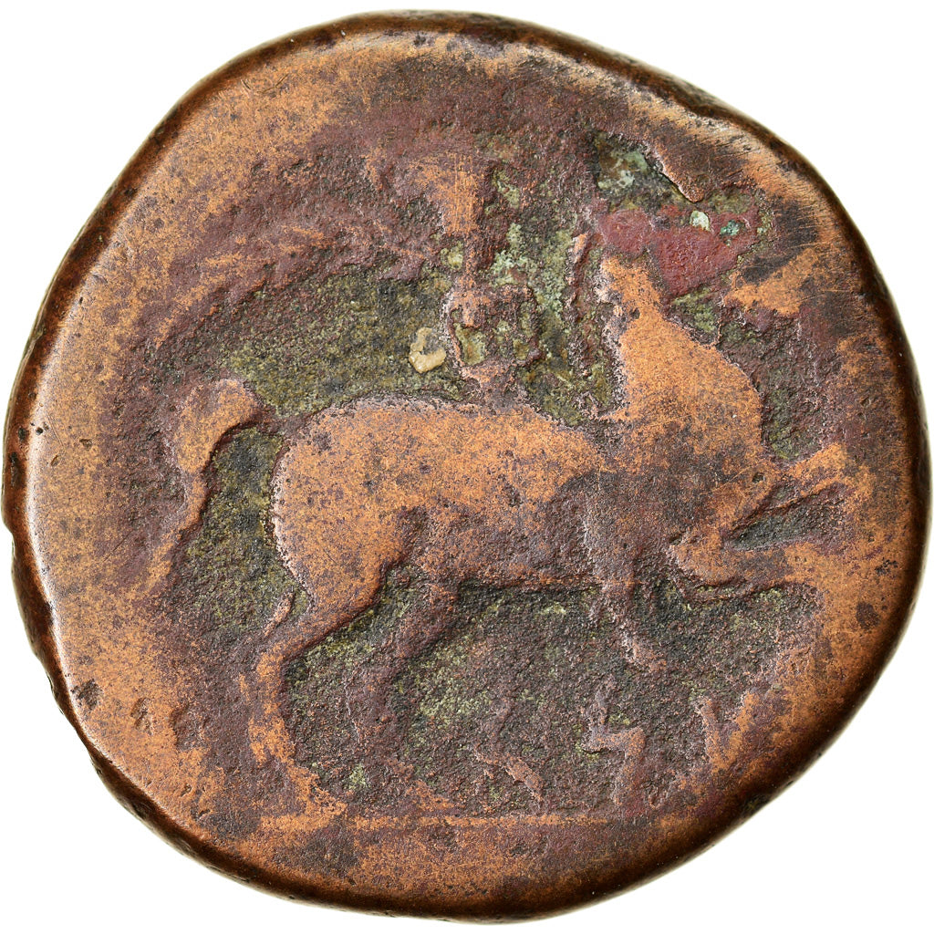 Moneta, Spain, Tarraco, Bronze Unit, 200-150 BC, B+, Bronzo