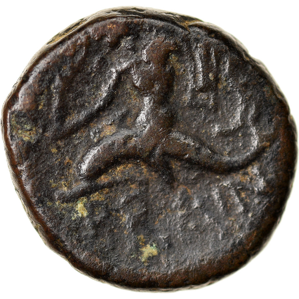 Moneta, Calabria, Brundisium, Semis, 2nd century BC, MB, Bronzo, HN Italy:750