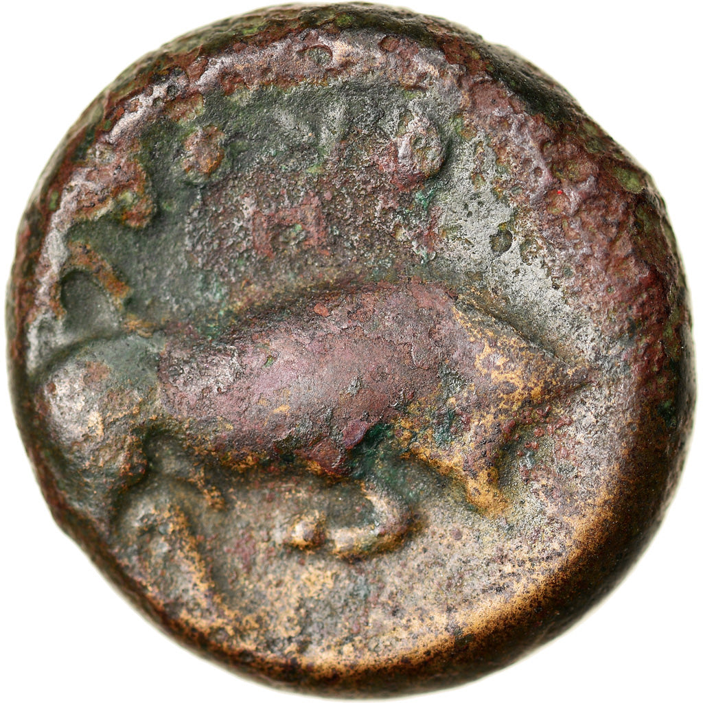 Moneta, Lucania, Thourioi, Bronze Æ, 400-375 BC, MB, Bronzo