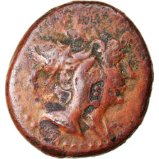 Münze, Bruttium, Rhegium, Trias, 215-150 BC, S+, Bronze