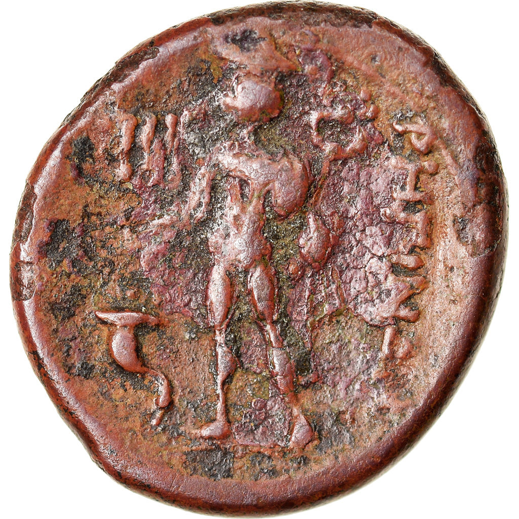 Münze, Bruttium, Rhegium, Trias, 215-150 BC, S+, Bronze