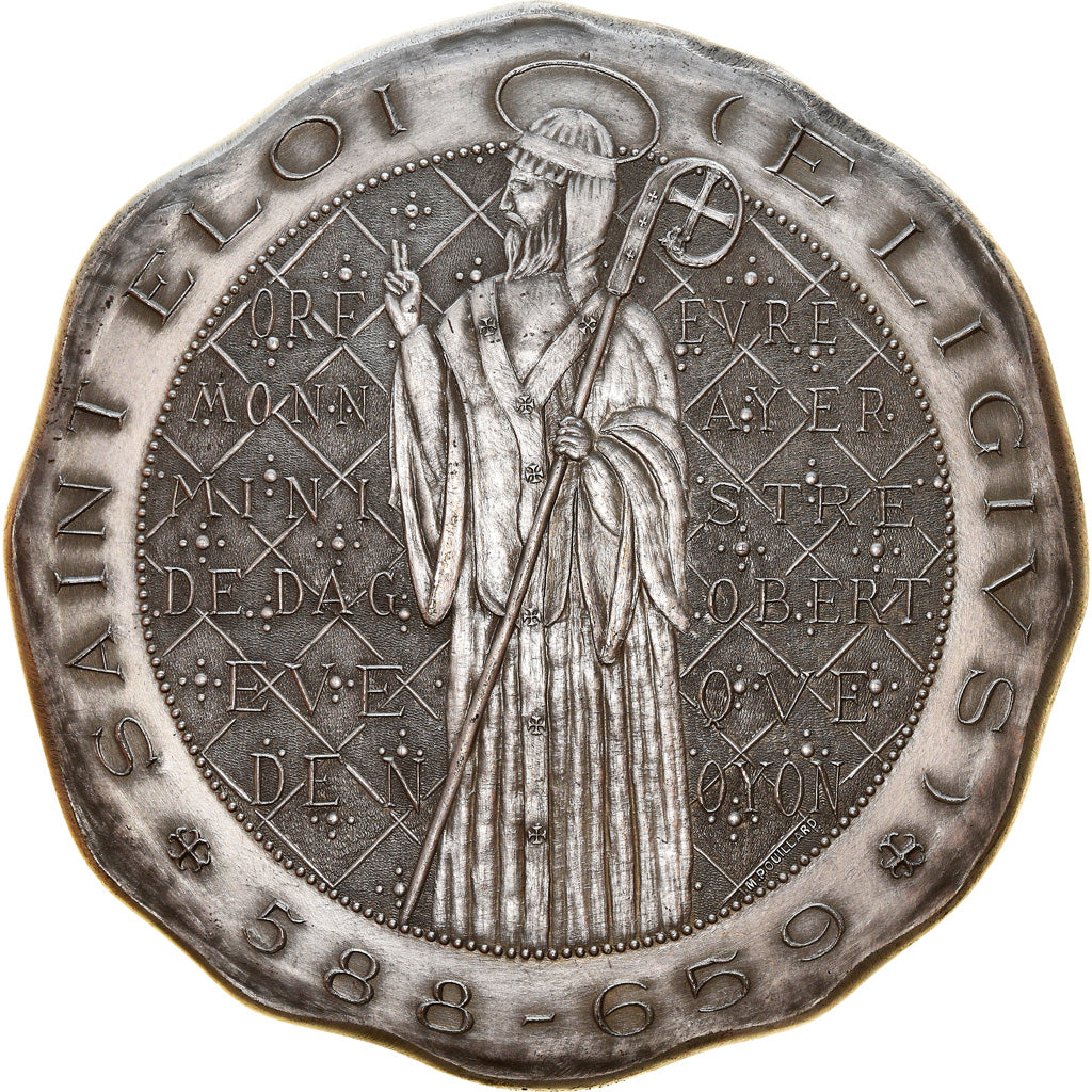 France, Médaille, Saint Eloi, Patron des Orfèvres, Noyon, Arts & Culture