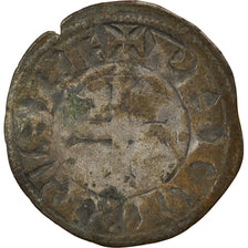 Monnaie, France, Philippe II, Denier Tournois, Saint-Martin de Tours, B, Argent