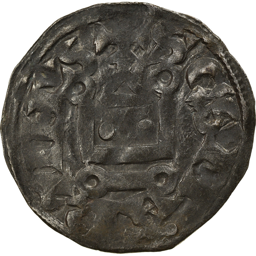 Moneta, Francja, Touraine, Denarius, Saint-Martin de Tours, VF(30-35), Srebro