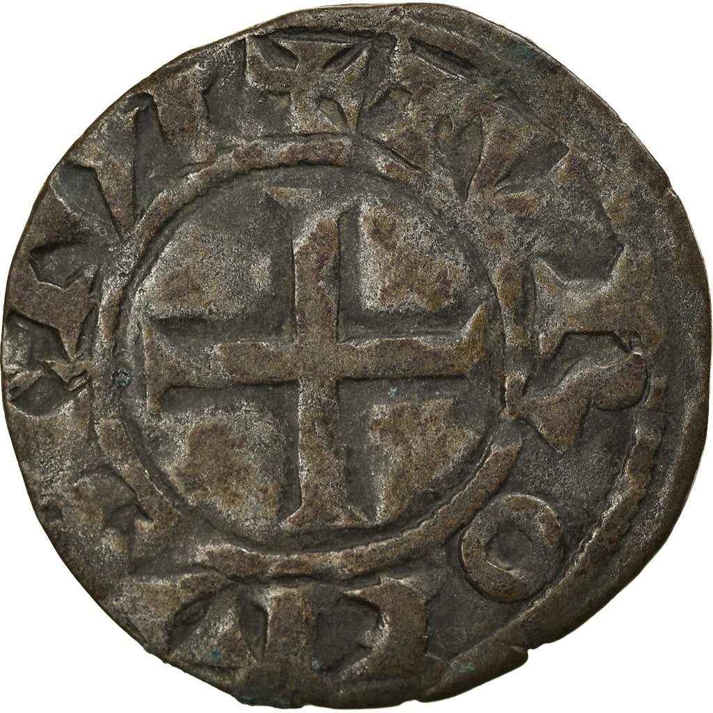 Munten, Frankrijk, Touraine, Denarius, Saint-Martin de Tours, FR+, Zilver