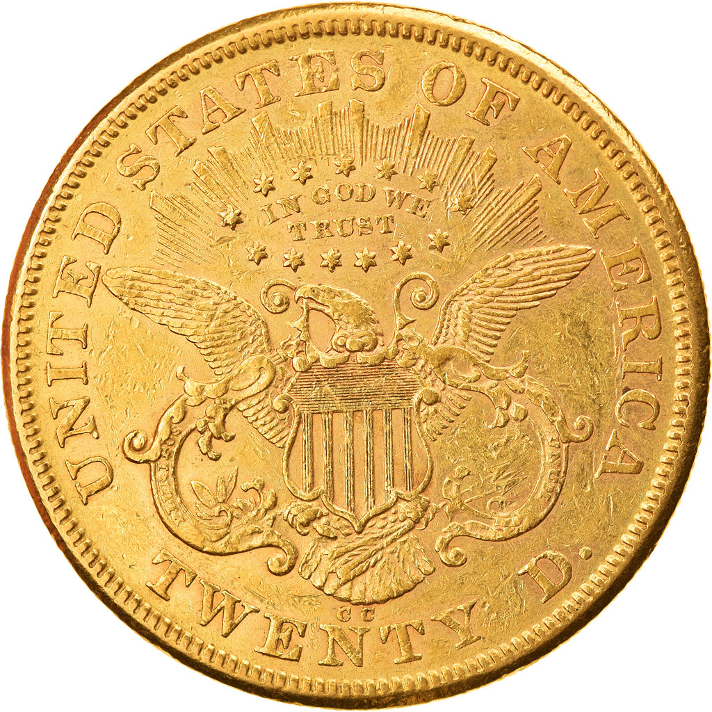 Moneta, Stati Uniti, Liberty Head, $20, Double Eagle, 1874, Carson City, BB+