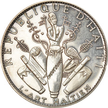 Munten, Haïti, 25 Gourdes, 1967, PR, Zilver, KM:67.1
