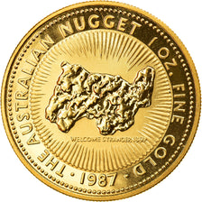 Coin, Australia, Elizabeth II, 100 Dollars, 1987, Perth, 1 Oz, MS(65-70), Gold