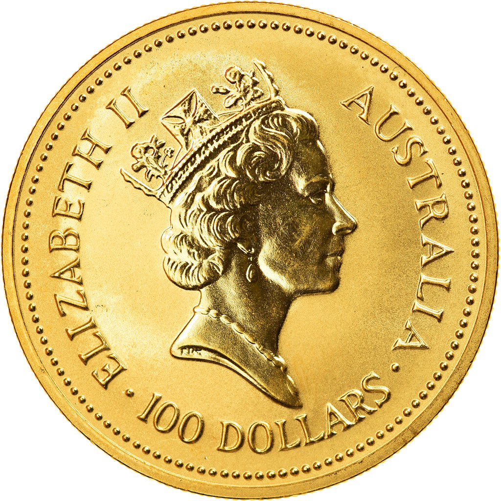 Coin, Australia, Elizabeth II, 100 Dollars, 1987, Perth, 1 Oz, MS(65-70), Gold