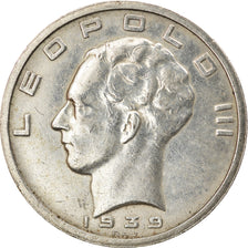 Coin, Belgium, 50 Francs, 50 Frank, 1939, AU(50-53), Silver, KM:122.1