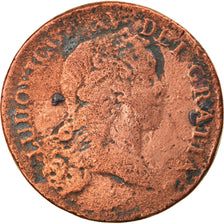 Monnaie, France, Louis XV, Sol au buste enfantin, 1719, Paris, B+, Cuivre