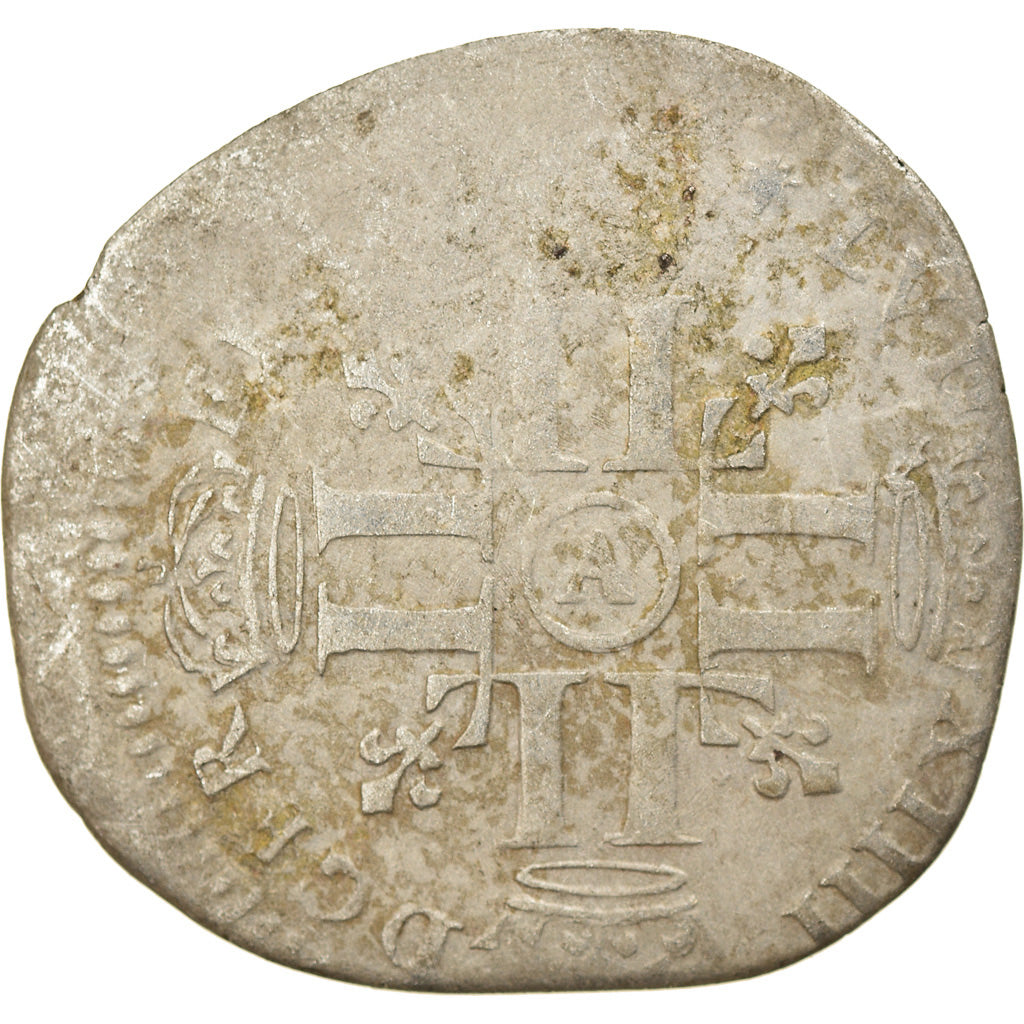 Münze, Frankreich, Louis XIV, Quinzain aux 8 L, 1693, Paris, S, Billon