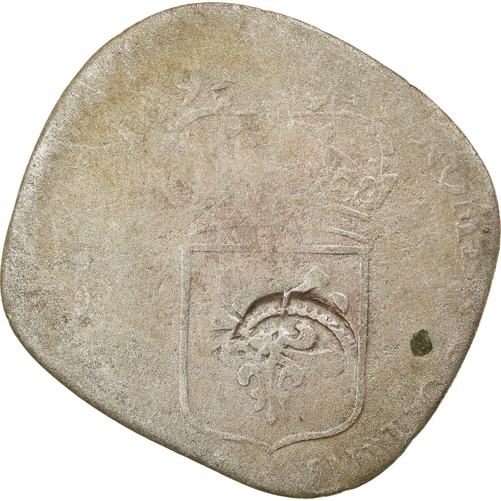 Moneta, Francja, Louis XIV, Quinzain aux 8 L, 1693, Lille, Rzadkie, VF(20-25)