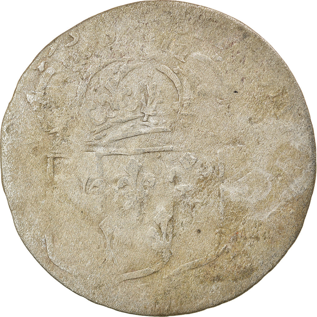 Monnaie, France, Louis XIV, Quinzain aux 8 L, 1693, Lille, Double frappe, TB