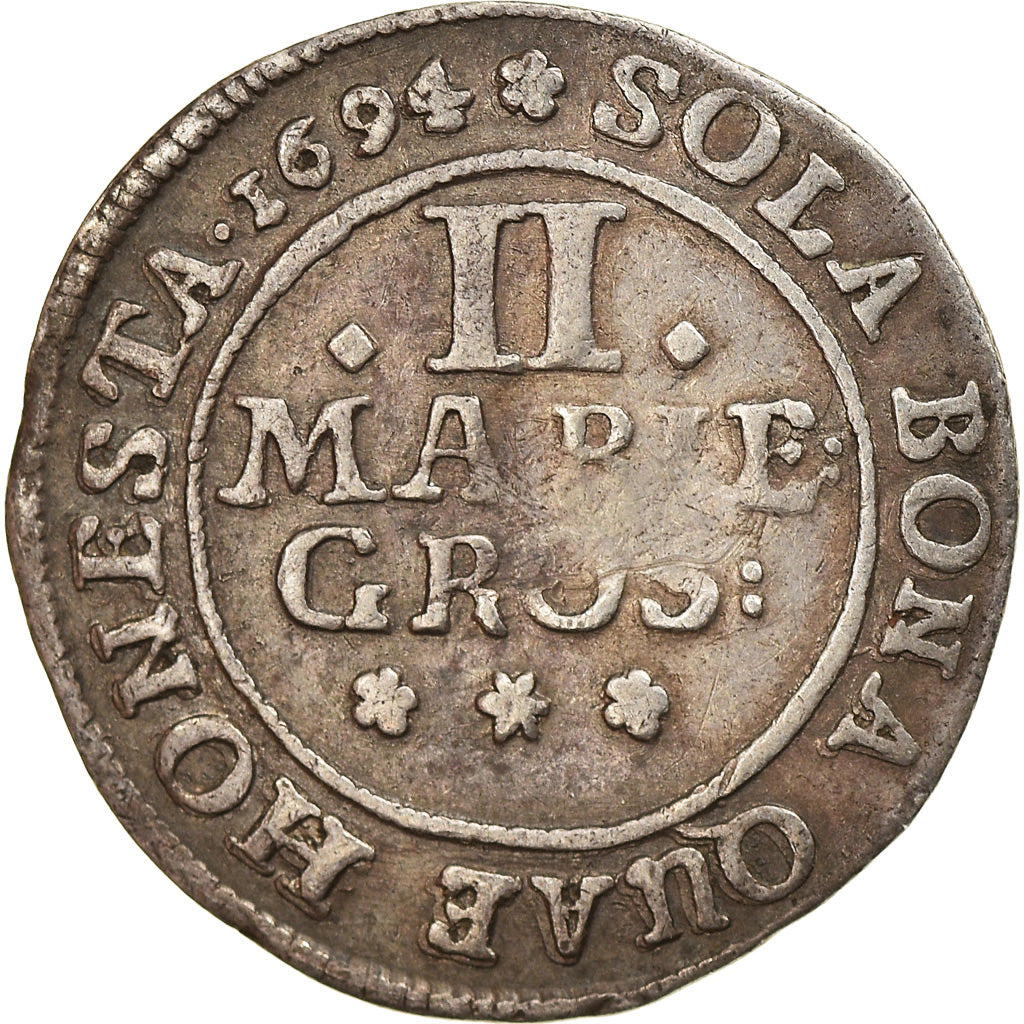Moneta, Stati tedeschi, BRUNSWICK-LUNEBURG-CALENBERG, 2 Mariengroschen, 1694