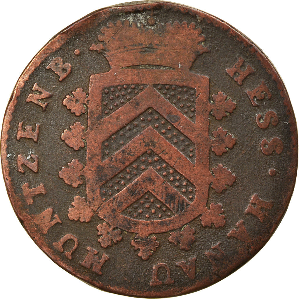 Monnaie, Etats allemands, HANAU-MUNZENBERG, Wilhelm IX, Kreuzer, 1773, TB
