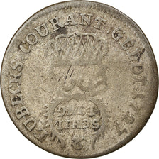 Münze, Deutsch Staaten, LUBECK, 2 Schilling, 1727, S, Silber, KM:142