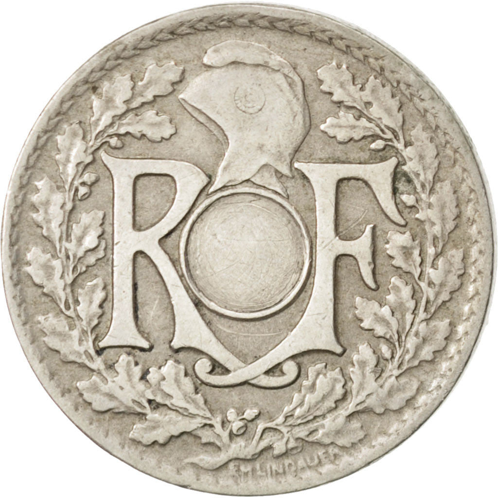 Coin, France, Lindauer, 10 Centimes, 1921, EF(40-45), Copper-nickel, KM:866a