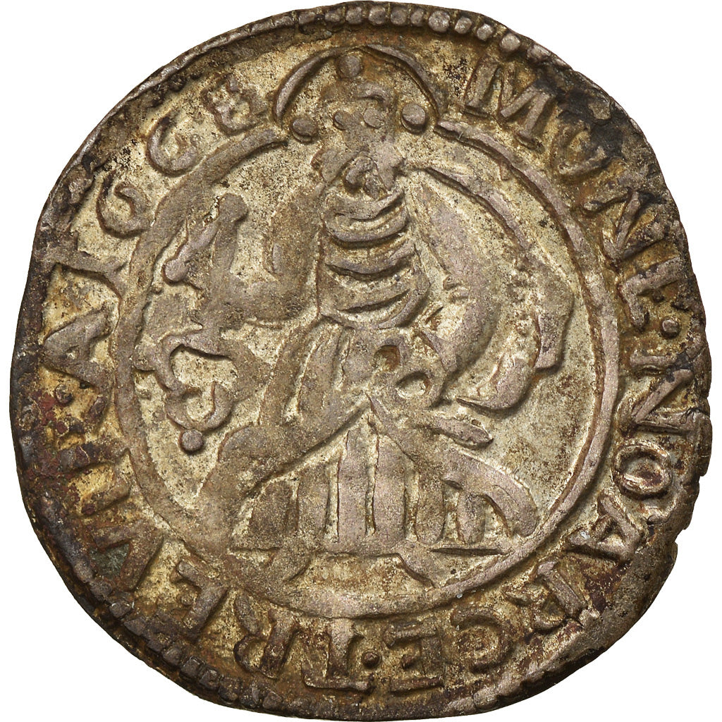 Monnaie, Etats allemands, TRIER, 4 Pfennig, 1/2 Albus, 1668, TTB+, Argent