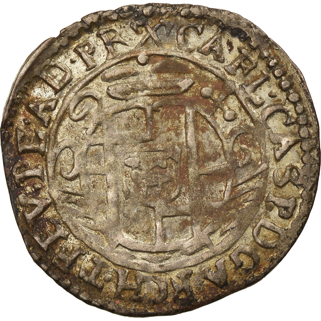 Monnaie, Etats allemands, TRIER, 4 Pfennig, 1/2 Albus, 1668, TTB+, Argent